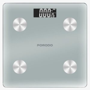 Porodo Lifestyle Gravis Smart Body Fat and BMI Scale with Digital Display