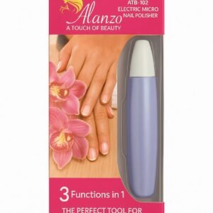 Alanzo Electric Micro Nail Polisher – 3-in-1 Manicure & Pedicure Tool