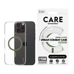 PanzerGlass® 1372 Case Flagship MagSafe iPhone 16 Pro Max - Green