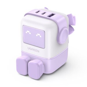 UGREEN Nexode RG 65W 3-Port GaN Fast Charger UK Purple CD361