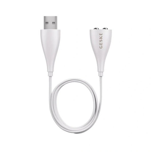 GESKE Magnetic USB Cable - White