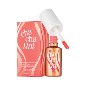 BENEFIT COSMETICS CHA CHA TINT MANGO TINTED LIP & CHEEK STAIN 6ML WOMEN