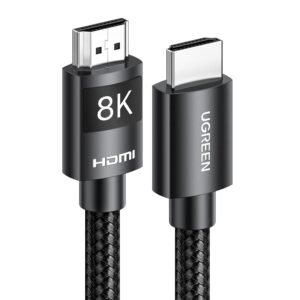 UGREEN HDMI 8K Cable Male to Male Aluminum Alloy Shell Braided Black 2m HD140