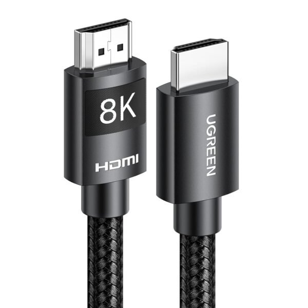 UGREEN HDMI 8K Cable Male to Male Aluminum Alloy Shell Braided Black 2m HD140