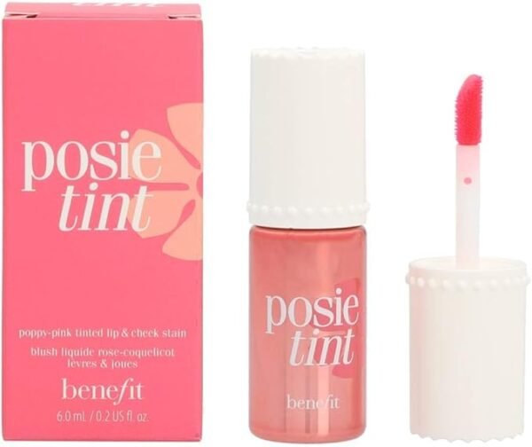 Benefit Cosmetics Posie Tint Poppy Pink Tinted Lip & Cheek Stain 6ml for Women