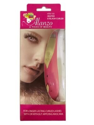 Alanzo Heated Eyelash Curler – For Longer-Lasting Curls With or Without Mascara