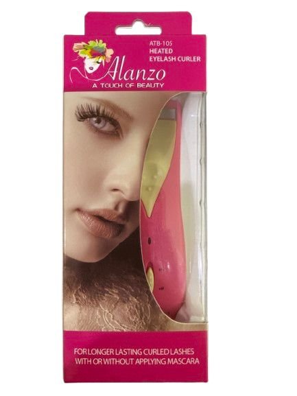 Alanzo Heated Eyelash Curler – For Longer-Lasting Curls With or Without Mascara