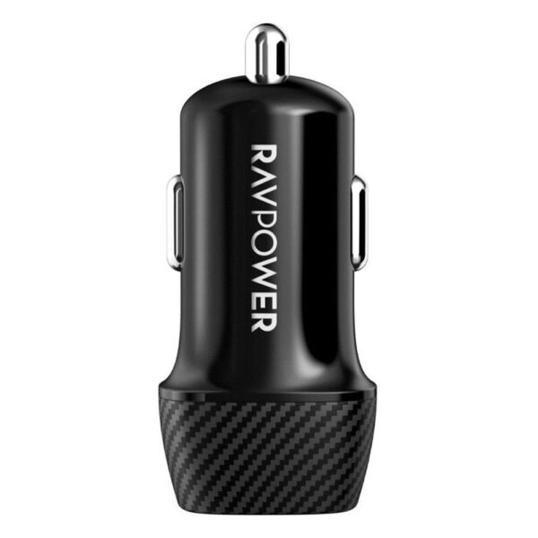 Ravpower 20W USB-C Car Charger, RP-VC1017 – Black