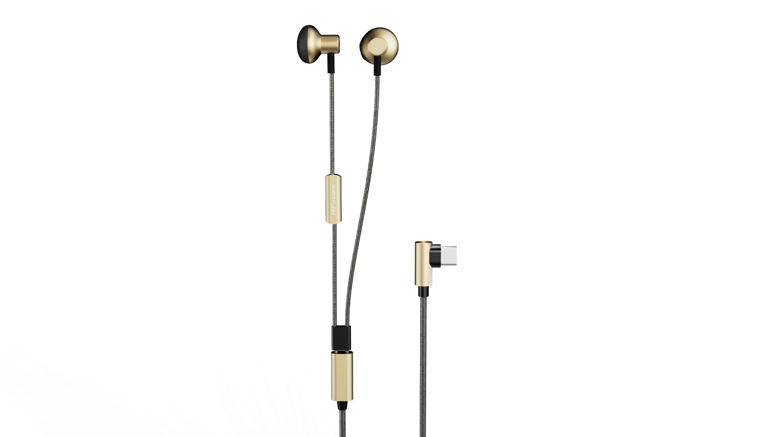 HiFuture Hi5, Wired Earphones -(Champagne)