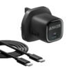 Anker 25W Compact Charger with USB-C Cable – PPS Fast Charging Wall Plug (Black)