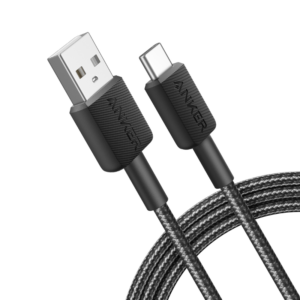 Anker 322 USB-A to USB-C Cable (6ft Braided) Black
