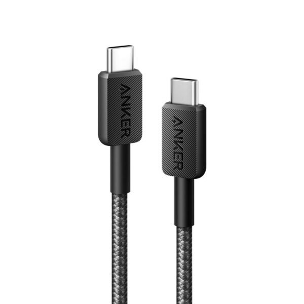 Anker 322 USB-C to USB-C Cable 60W Braided (0.9m/3ft)