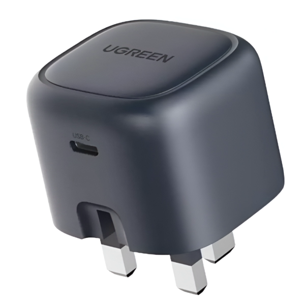UGREEN Nexode 30W USB-C PD GaN Fast Charger UK -folding foot (Black) CD305