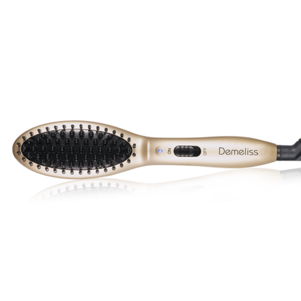 Demeliss Paris, Mini Pro Hot Straightening Brush Liss & Wave