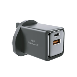 Engage, Dual Port GaN II Fast Charger/Adapter (45W)