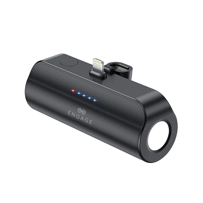 Engage, Lightning Port Ultra-Compact Power Bank (5000 mAh) with Flashlight (18W)