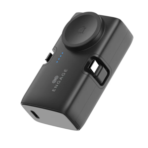 Engage, Portable Dual Port Lightning/USB-C & Watch Charging Power Bank (5000mAh)