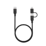 Engage, Super Soft Silicone, USB-C to USB-C Cable with Lightning Adapter