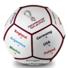 FIFA QC320050, Mini Football, Circumference 45.5-47 cm - Burgundy (Inflated In Gift Box)