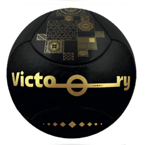 FIFA V00010, World Cup Football Victory, Size 5 - Black/Gold