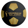 FIFA V00014 World Cup Football Victory, Size 5 - Black/Gold