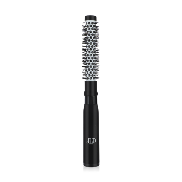 JLD Paris 15390, Ceramic Blow Drying Brush for Short & Fringe Hair, Heat-Even Styling Brush