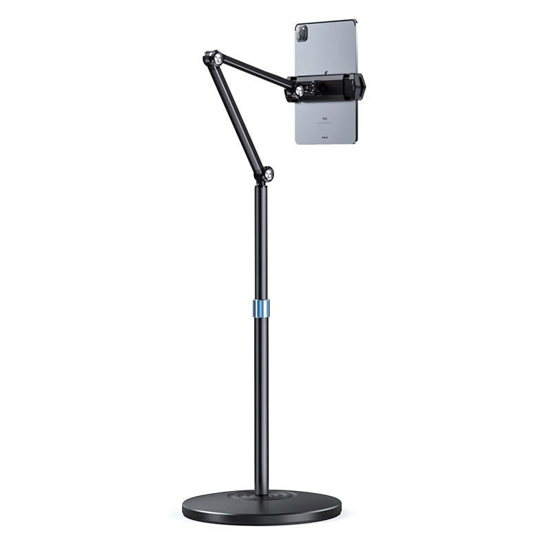 KKF, Multifunctional Telescopic Mobile & Tablet Stand with 3-Axis Carbon Steel Arm, 1.7m Adjustable Floor Stand