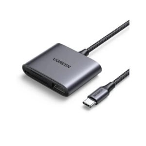 UGREEN USB-C to SD/TF + USB 2.0 Memory Card Reader