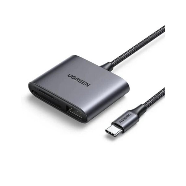 UGREEN USB-C to SD/TF + USB 2.0 Memory Card Reader