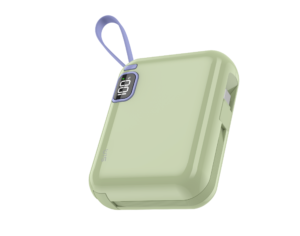 SIA PB302 10000mAh power bank with cable 38.5WH (Green)