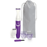 Philips BRT383/15, Showerproof Bikini Trimmer – Cordless, Precision Head, Mini Shaver, 0.5–5mm Length Settings