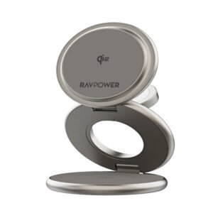 RAVPower RP-WC1008 Premium Foldable 3 in 1 Wireless Charger 15W