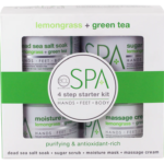 BCL spa lemongrass & green tea starter kit skin care unisex 4pcs