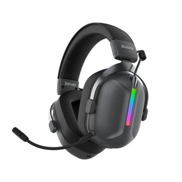 Sades Defender 3 Mode Head Mounted Wireless Headset - Black