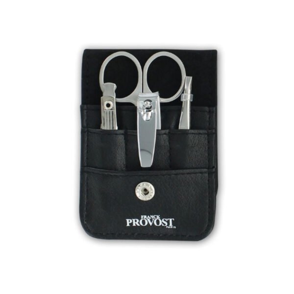 The Barb’Xpert 4-Piece Travel Manicure Set – Nail Clippers, Tweezers, Scissors & File