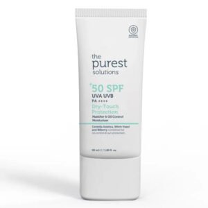 The Purest Solutions, Dry-Touch Protection Mattifier & Oil Control Moisturizer for Oily Skin - 50ml