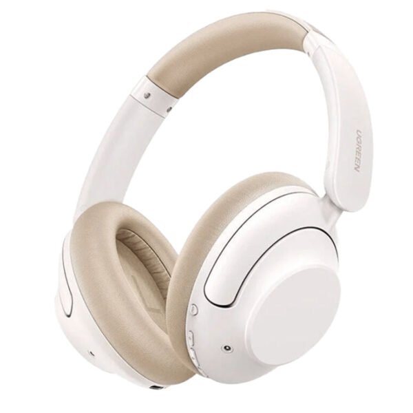 UGREEN HP202, HiTune Max5 Hybrid Active Noise-Cancelling Headphones - White