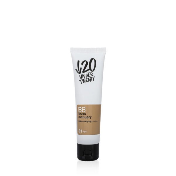 Under Twenty, BB Mattifying Cream 01 Light - 60ml