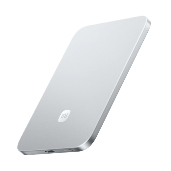 Xiaomi UltraThin Magnetic Power Bank 5000 15W Glacier Silver