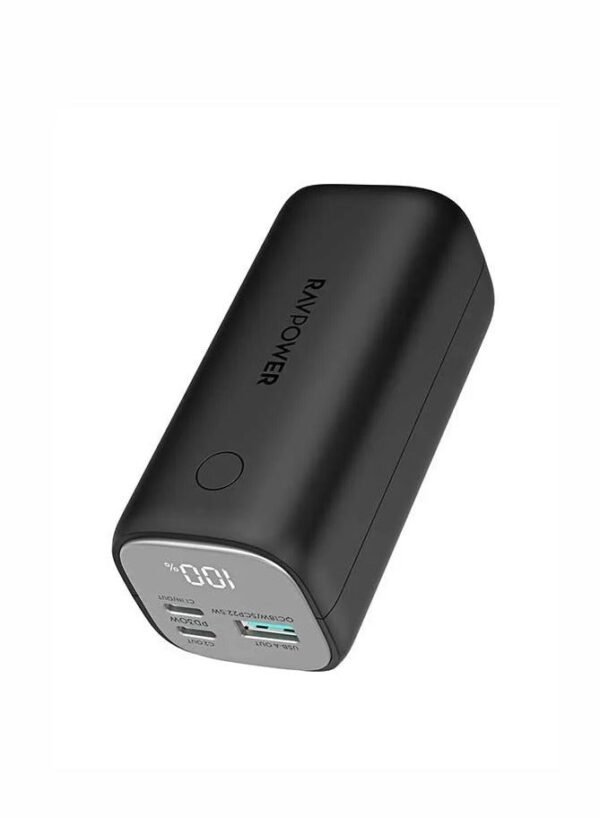 RAVPower RP-PB208 Mini PD Pioneer – 14000mAh 30W 3-Port Power Bank - Black