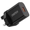 Choetech 18W USB-A Charge + AC Cable - Black