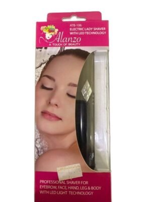 Alanzo Professional Electric Shaver with LED Light Technology for Eyebrows, Face, Hands, Legs & Body