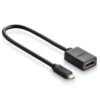 UGREEN Micro HDMI Male to HDMI Female Adapter Cable 22cm(Black) 20134
