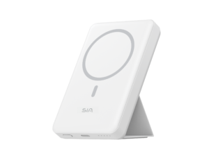 SIA PB2001 10000mAh wireless with holder 38.5WH WHT