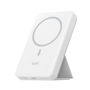 SIA PB2001 10000mAh wireless with holder 38.5WH WHT