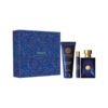 VERSACE DYLAN BLUE POUR HOMME EDT GIFT SET (100ML PERFUME + 10ML TRAVEL SPRAY + 150ML SHOWER GEL)